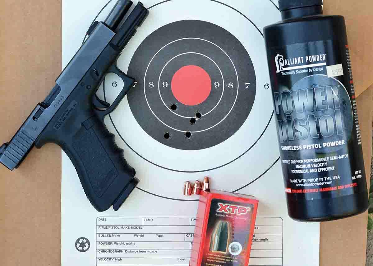 Select .357 Sig loads produced better than expected accuracy from the Glock 31.
